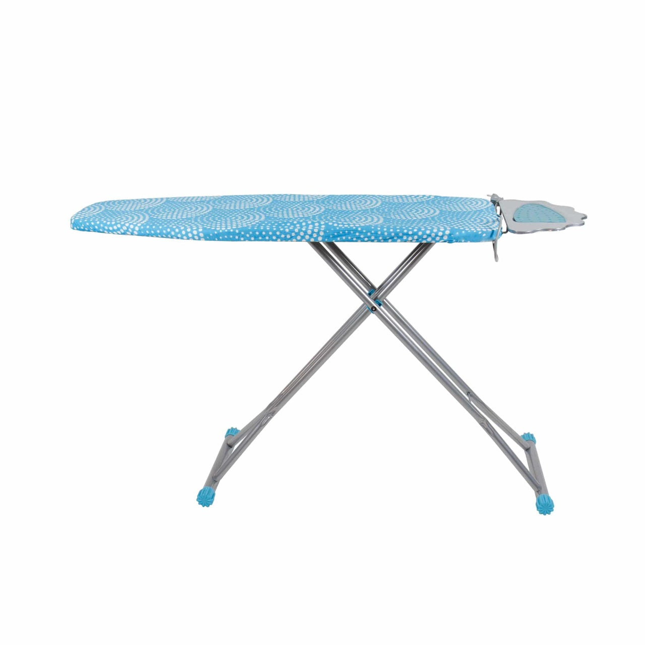 Masa de calcat cu cadru metalic si priza, blat 42x118 cm, sistem antiderapant