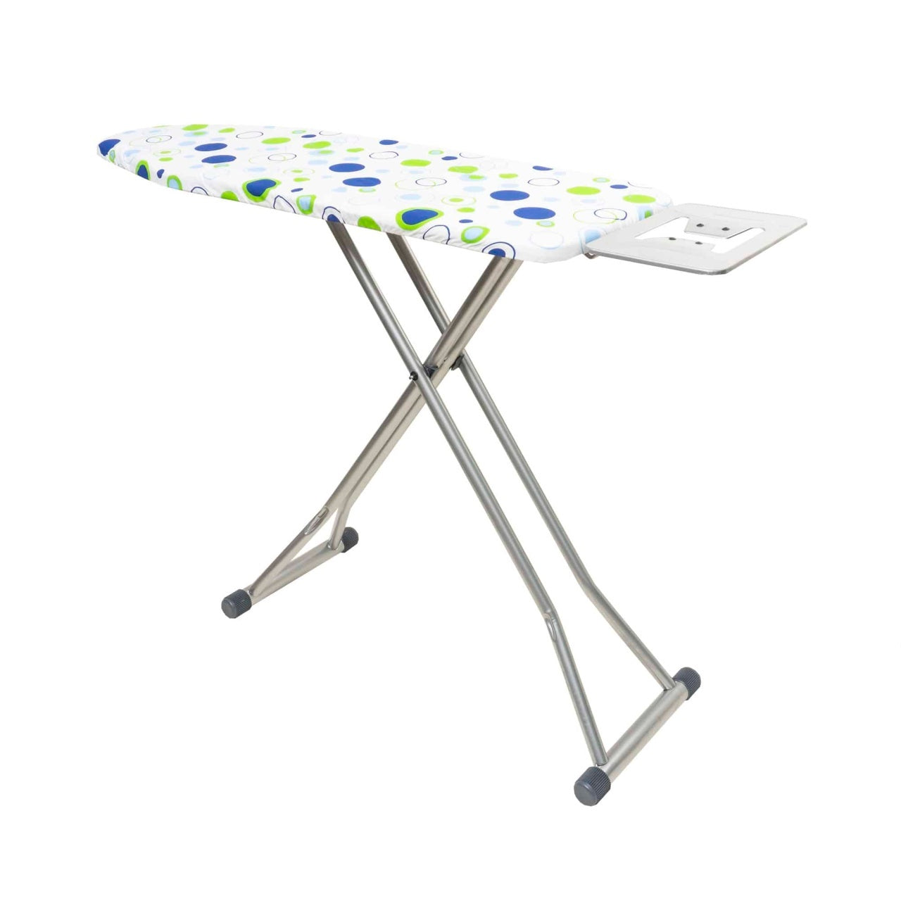 Masa de calcat cu cadru metalic si priza, suprafata 112x36x107 cm