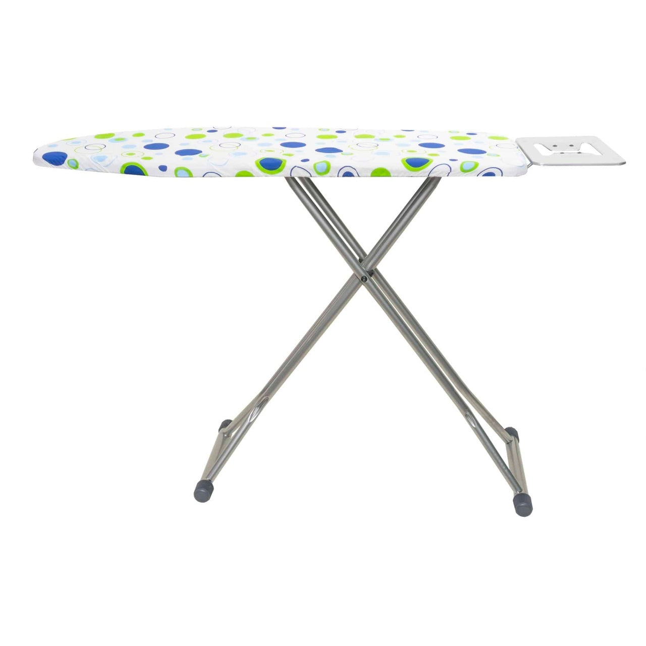 Masa de calcat cu cadru metalic si priza, suprafata 112x36x107 cm