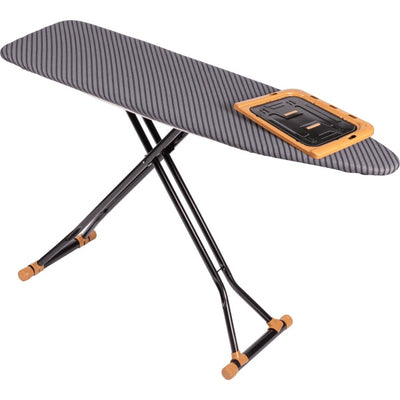 Masa de calcat cu inaltime reglabila si tava mobila, suprafata 140 cm