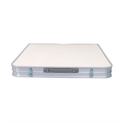 Masa pliabila camping 120x60 cm cu blat laminat si picioare reglabile