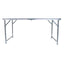 Masa pliabila camping 120x60 cm cu blat laminat si picioare reglabile