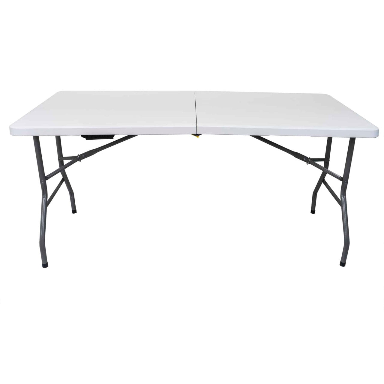Masa pliabila camping 150x70 cm cu blat laminat si picioare reglabile