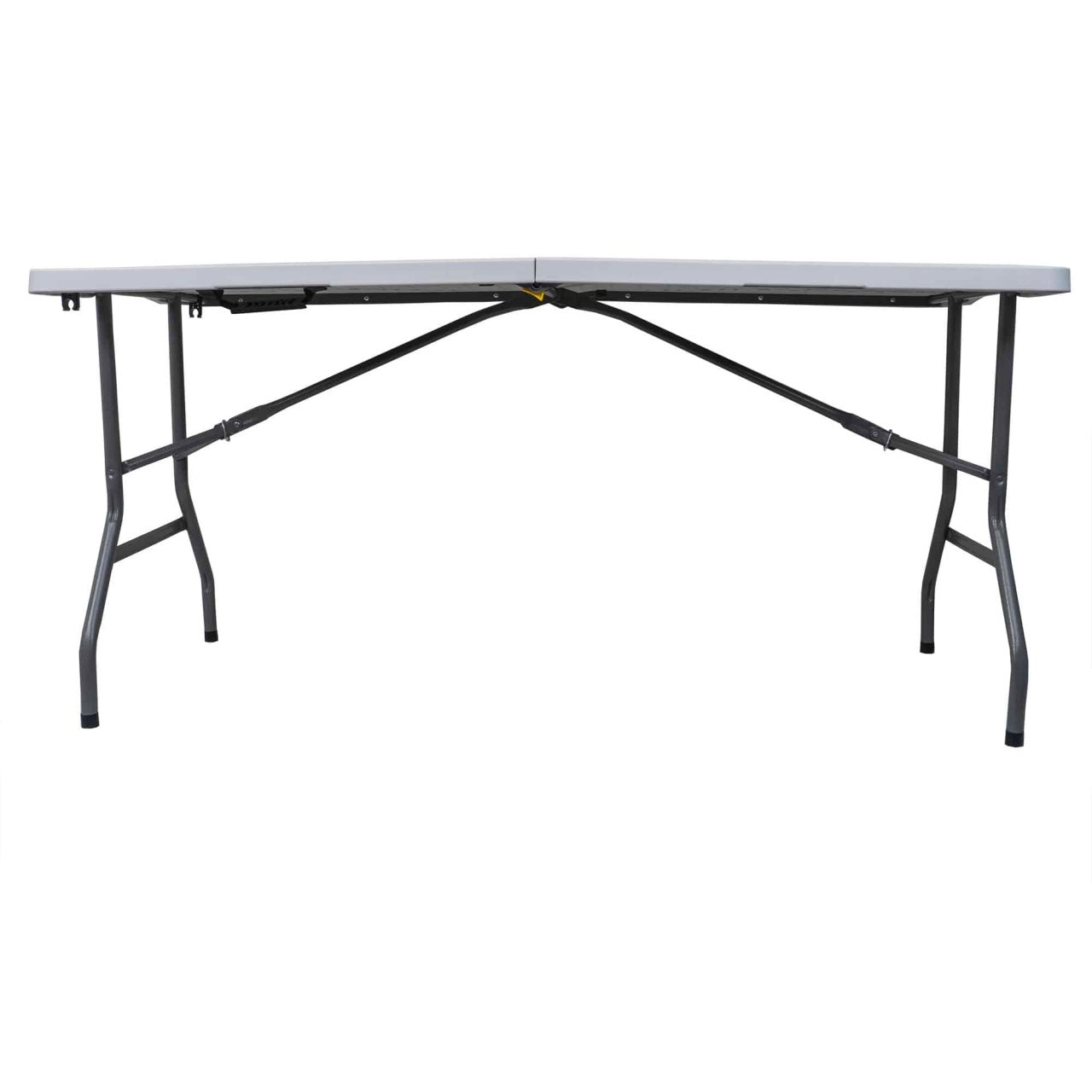 Masa pliabila camping 150x70 cm cu blat laminat si picioare reglabile
