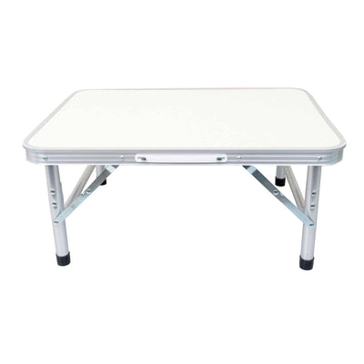 Masa pliabila camping 60x45 cm cu blat laminat si picioare reglabile