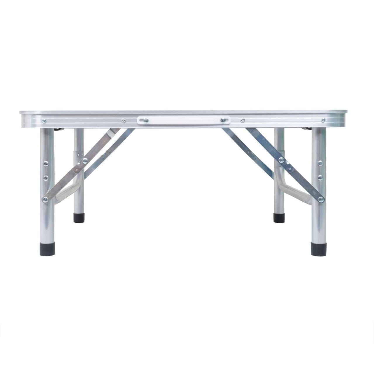 Masa pliabila camping 60x45 cm cu blat laminat si picioare reglabile