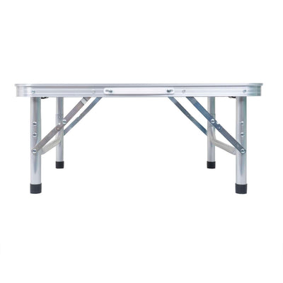 Masa pliabila camping 60x45 cm cu blat laminat si picioare reglabile