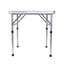 Masa pliabila camping 60x45 cm cu blat laminat si picioare reglabile
