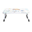 Masa pliabila laptop 60x40x26cm cu suport tableta, albastru
