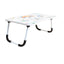 Masa pliabila laptop 60x40x26cm cu suport tableta, albastru