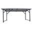 Masa pliabila pentru camping 120x60 cm cu blat laminat si picioare reglabile