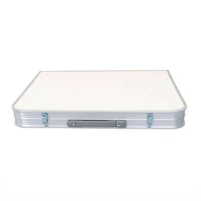 Masa pliabila pentru camping 60x90cm cu blat laminat si picioare reglabile