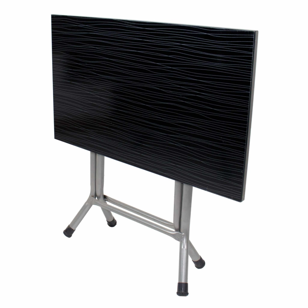 Masa plianta cu blat MDF 40x70x57 cm, picioare metalice vopsite