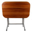 Masa plianta cu blat MDF 50x80x75 cm, picioare metalice vopsite