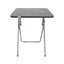 Masa plianta cu blat MDF 60x60x72 cm, picioare metalice negre