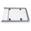 Masa plianta cu blat MDF, 60x80x70 cm, picioare metalice, culoare alba