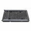 Masa plianta cu blat MDF 60x80x70cm negru + 2 scaune bucatarie pliabile