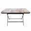 Masa plianta cu blat MDF, dimensiuni 70x120x72 cm, picioare demontabile