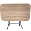 Masa plianta cu blat MDF, dimensiuni 70x120x73 cm, picioare metalice vopsite