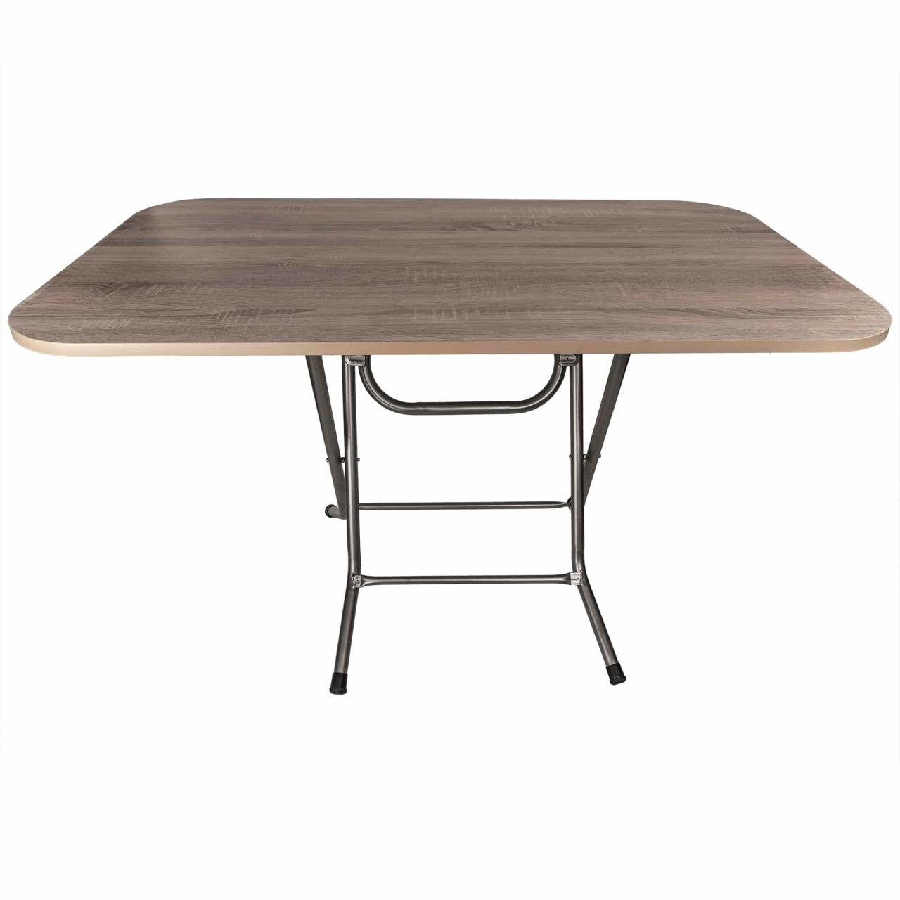 Masa plianta cu blat MDF, dimensiuni 70x120x73 cm, picioare metalice vopsite