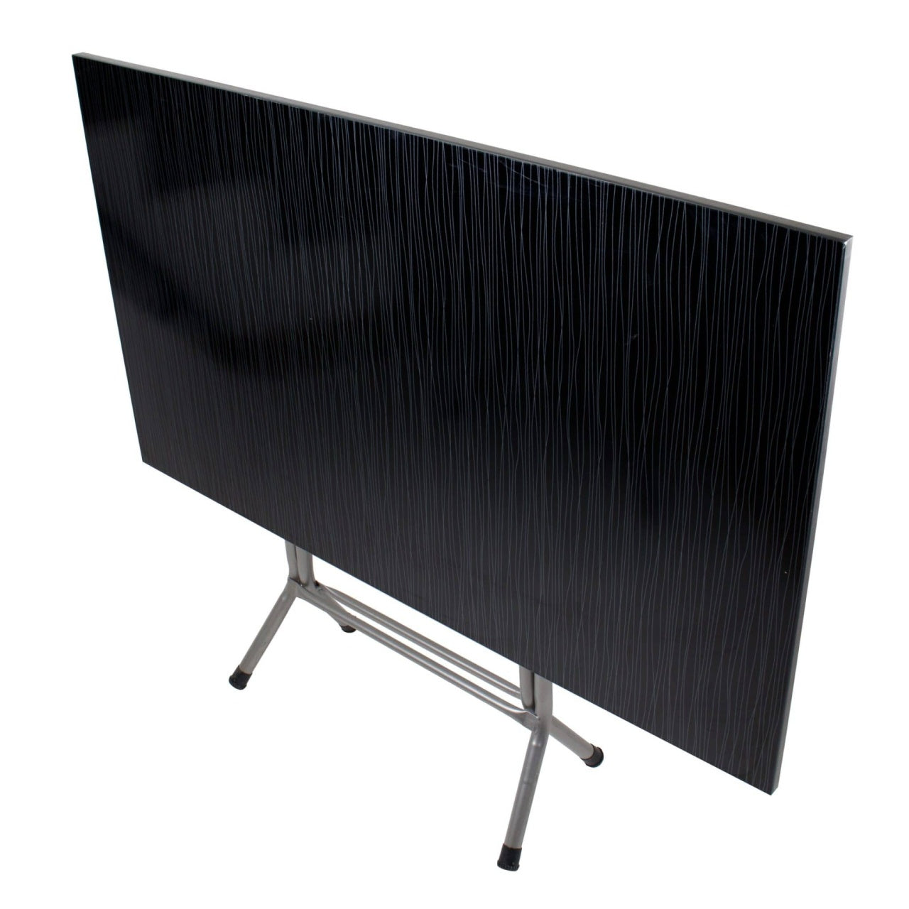 Masa plianta cu blat MDF, dimensiuni 70x120x75 cm, picioare metalice vopsite