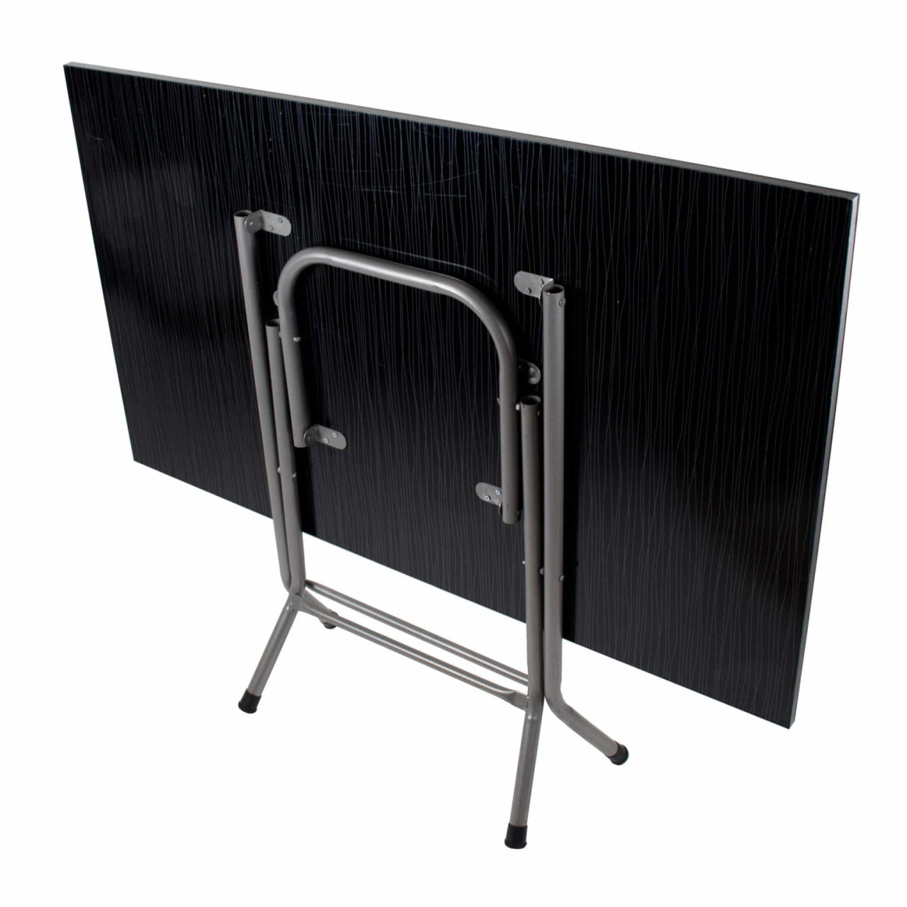 Masa plianta cu blat MDF, dimensiuni 70x120x75 cm, picioare metalice vopsite