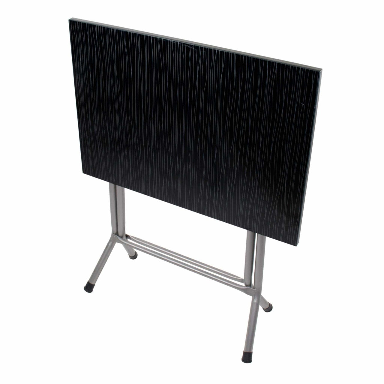 Masa plianta cu blat MDF si picioare metalice, 60x80x75 cm