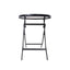 Masa plianta rotunda cu blat MDF, 60x60 cm, inaltime 70 cm