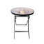 Masa plianta rotunda cu blat MDF, 60x60 cm, inaltime 70 cm