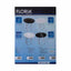Masa plianta rotunda cu blat MDF 70x70 cm, picioare metalice negre