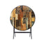Masa plianta rotunda cu blat MDF, 80x80 cm, inaltime 70 cm