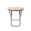 Masa rotunda plianta cu blat MDF, diametru 60 cm, inaltime 69.5 cm