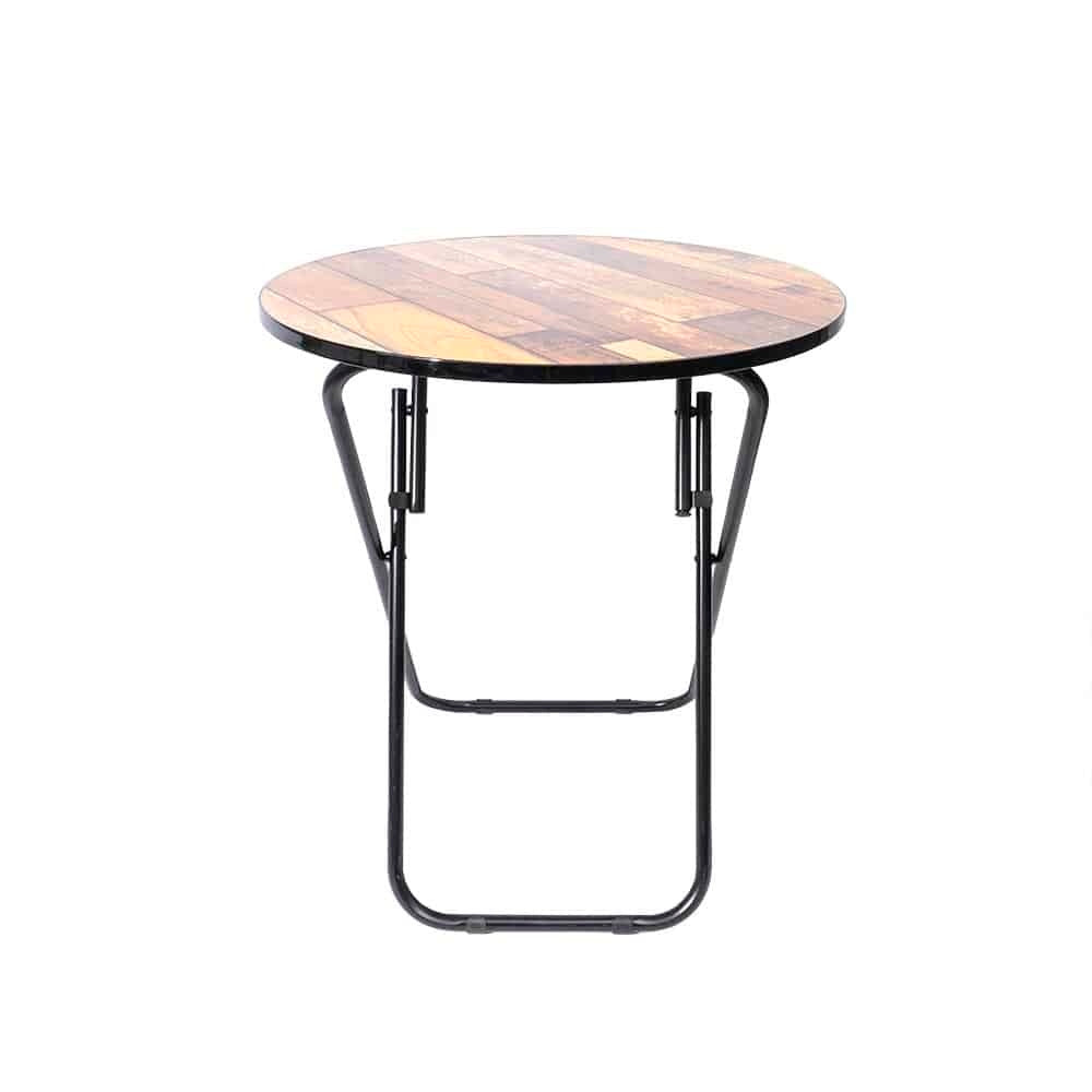 Masa rotunda plianta cu blat MDF, diametru 60 cm, inaltime 69.5 cm
