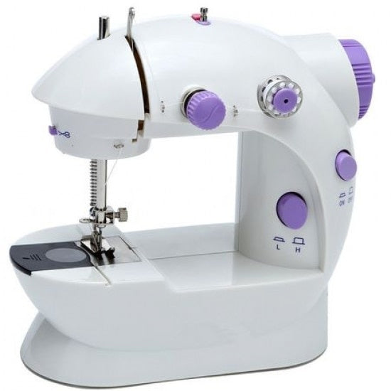 Masina de cusut electrica FOXMAG24® 4 in 1, portabila, Alba