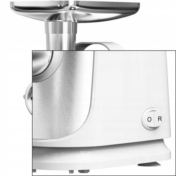 Masina de tocat carne 1200W cu doua site si functie revers, lame otel inoxidabil