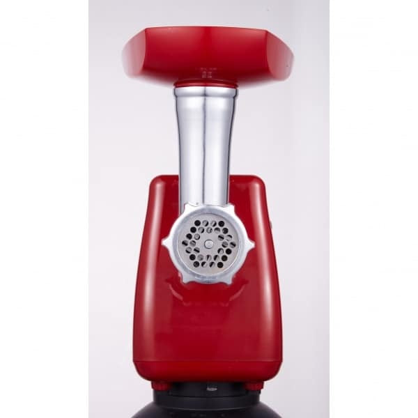 Masina de tocat carne 1300W cu accesorii umplut carnati, rosu