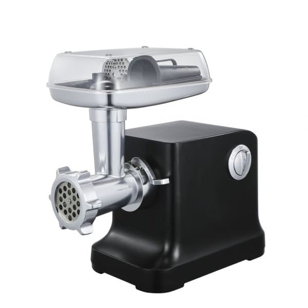 Masina de tocat carne 1800W, doua viteze, negru, inox