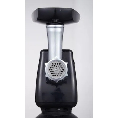 Masina de tocat carne, cu motor din cupru, cutite din otel inoxidabil, putere 1300W, accesorii umplut carnati, functie revers, negru
