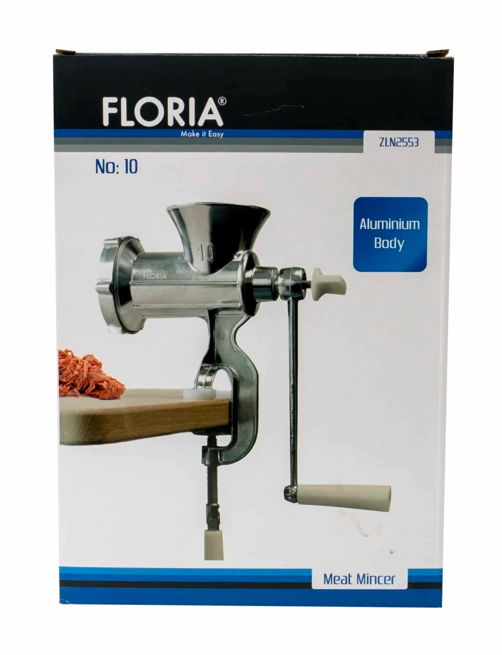 Masina de tocat manuala din aluminiu pentru carne, legume si fructe