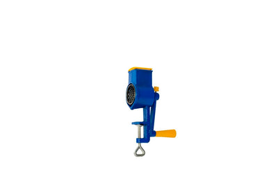 Masina metalica pentru macinat nuci, maner clasic, albastru, 23.5 cm