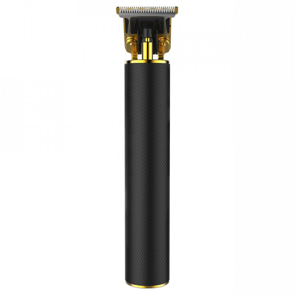 Masina profesionala de tuns barba sau contur FOXMAG24®, autonomie acumulator 120 minute, lama inox, Negru