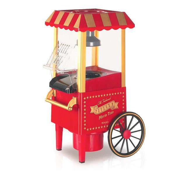Masina retro de facut floricele Popcorn, temperatura de lucru 60°C - 200°C, putere 1500 W