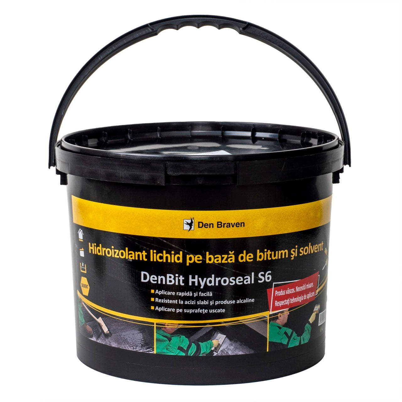 Membrana hidroizolatoare lichida pe baza de bitum si solventi, 9kg pentru acoperis
