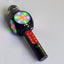 Microfon karaoke cu difuzor incorporat Wster WS-1816, Iluminare colorata Disco, Bluthooth, Negru
