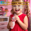 Microfon pentru copii, jucarie muzicala, karaoke, bluetooth, wireless, din materiale durabile, non-toxice, roz