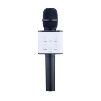 Microfon wireless pentru karaoke FOXMAG24, cu boxe incluse, negru