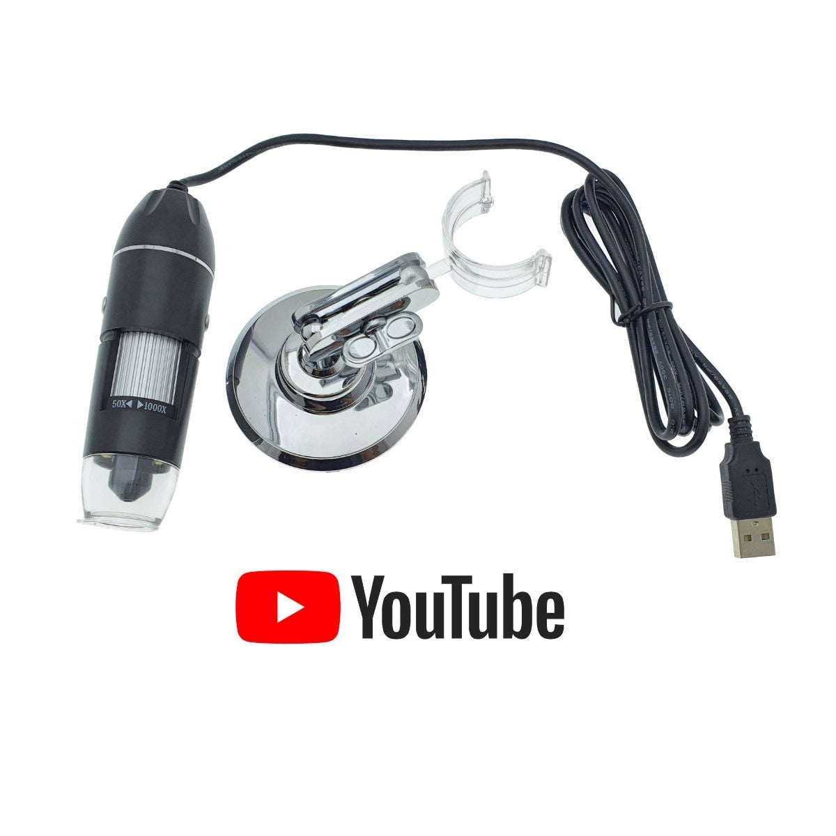 Microscop digital USB, 1000x, 8 x led reglabil, cablu 135 cm