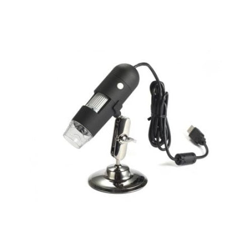 Microscop Digital USB Pentru PC, Electronic 1600X, Negru