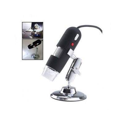 Microscop Digital USB Pentru PC, Electronic 1600X, Negru