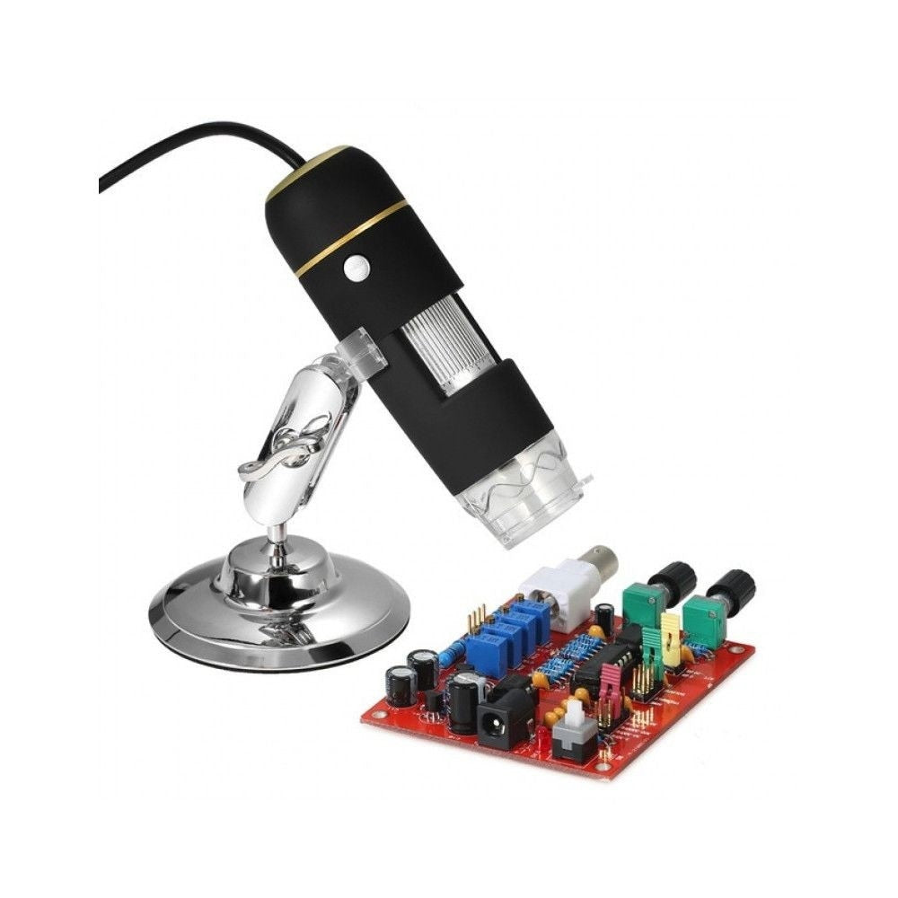 Microscop Digital USB Pentru PC, Electronic 1600X, Negru